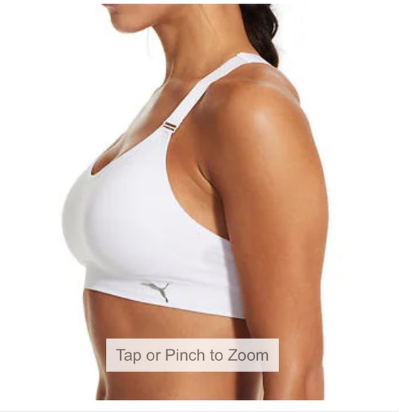 Puma Ladies Sports Bra, 3 pack (Black pack) - Picture 6 of 10